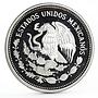 Mexico 100 pesos Monarch Butterflies Fauna proof silver coin 1987