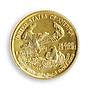 US 5 dollar Liberty In God We Trust Eagle Bullion gold coin 1/10 oz 1993