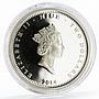 Niue 2 dollars Angels of St. Petersburg colored silver coin 2014