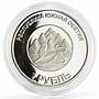 South Ossetia 1 ruble Ugo Chavez The Leader of Venezuela proof nickel coin 2013