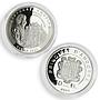 Andorra set of 8 coins Frederic Chopin's Anniversary colored silver coin 2009