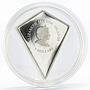 Cook Islands 5 dollars Pope Visit in Brazil series Jesus Statue silver coin 2007