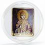 Cook Islands 5 dollars Patron Saints series St. Constantine silver coin 2010