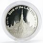 Laos 50000 kip Faith series St. Nicholas the Wonderworker silver coin 2017