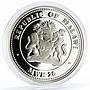 Malawi 20 kwacha Year of the Tiger series Longevity silver coin 2010