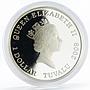 Tuvalu 1 dollar 50th Anniversary of Barbie silver coin 2009