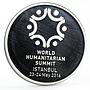 Turkey 20 lira World Humanitarian Summit in Stambul proof silver coin 2016