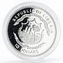 Liberia 10 dollars The Black Madonna Czestochowa gilded proof silver coin 2007