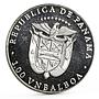 Panama 1 balboa Seoul Olympic Summer Games series Equestrian CuNi coin 1988