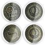 Belarus set of 12 coins Zodiac Signs silver coins 2009