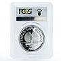 Papua New Guinea 5 kina New Guinea Eagle PR69 PCGS proof silver coin 1976