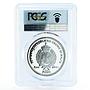 Malta 500 liras Order Grand Harbour Ship PR70 PCGS silver coin 2000