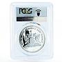 Trinidad and Tobago 25 dollars Carib Development Bank PR70 PCGS silver coin 1980