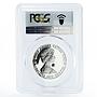 British Virgin Islands 50 cents Two Pelicans PR68 PCGS proof silver coin 1977