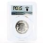 Philippines 1 piso Revolutionairy Jose Risal PR70 PCGS nickel coin 1976