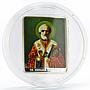 Cook Islands 5 dollars Patron Sains series St. Nicholas silver coin 2011