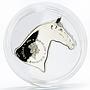 Niue 1 dollar Lunar Calendar series Year of the Horse colored silver coin 2014