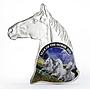 Niue 1 dollar Lunar Calendar series Year of the Horse colored silver coin 2014