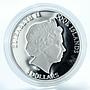 Cook Islands 5 dollars Andreevskaya 
  Church proof silver coin 2009