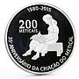 Mozambique 200 meticais 35 Years of the Metical proof silver coin 2015