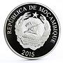 Mozambique 200 meticais 35 Years of the Metical proof silver coin 2015