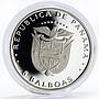 Panama 5 balboas Land of Champions series Boxer proof silver coin 1980