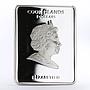 Cook Islands 5 dollars Fainth and Icons series Saint Helena silver coin 2010