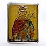 Cook Islands 5 dollars Fainth and Icons series Saint Helena silver coin 2010