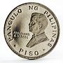 Philippines 1 piso Pope IV Visit proof CuNi coin 1970