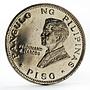 Philippines 1 piso Pope IV Visit proof CuNi coin 1970