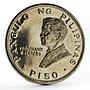 Philippines 1 piso Pope IV Visit proof CuNi coin 1970