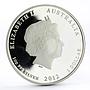 Australia 1 dollar Lunar Calendar series II Year of the Dragon silver coin 2012
