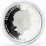 Australia 1 dollar Lunar Calendar series II Year of the Dragon silver coin 2012