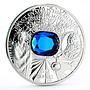 Cook Islands 10 dollars The Most Famous Diamonds series Hope silver coin 2016
