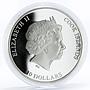 Cook Islands 10 dollars The Most Famous Diamonds series Hope silver coin 2016