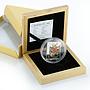 Cook Islands 5 dollars Europe Grandmasters Jan Matejko silver proof pearl 2009