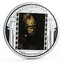 Cook Islands 20 dollars Rembrandt Art Man in a Golden Helmet silver coin 2010