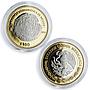 Mexico set of 6 coins Numismatic Heritage of Mexico Series II bimetal coins 2012