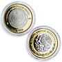 Mexico set of 6 coins Numismatic Heritage of Mexico Series II bimetal coins 2012