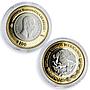 Mexico set of 6 coins Numismatic Heritage of Mexico Series II bimetal coins 2012