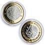 Mexico set of 6 coins Numismatic Heritage of Mexico Series II bimetal coins 2012