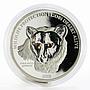 Mongolia 500 togrog Wildlife Protection series Gobi Bear proof silver coin 2006
