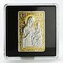 Belarus 20 rubles Icon of Most Holy Theotokos gilded silver coin 2012