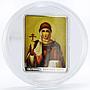 Cook Islands 5 dollars Patron Saints series St. Olga silver coin 2011