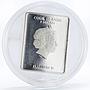Cook Islands 5 dollars Patron Saints series St. Olga silver coin 2011
