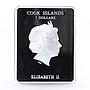 Cook Islands 5 dollars Patron Saints series St. Olga silver coin 2011