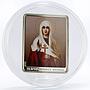 Cook Islands 5 dollars Patron Saints series St. Evgenia silver coin 2012