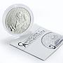 Cook Island 5 dollars Scientist Dmitri Mendeleev proof silver coin 2012