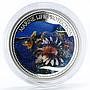 Palau 5 dollars Marine Life Protection series Koran Angelfish silver coin 2005