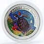 Palau 5 dollars Marine Life Protection series Sea Turtle silver coin 1998